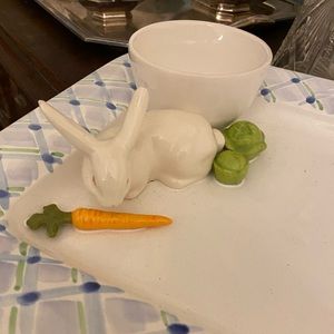 Easter platter  by Briggs pottery  very rare